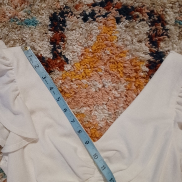 FINAL PRICE Lily White Ruffle Sleeve Tie Back Dress - Picture 12 of 13